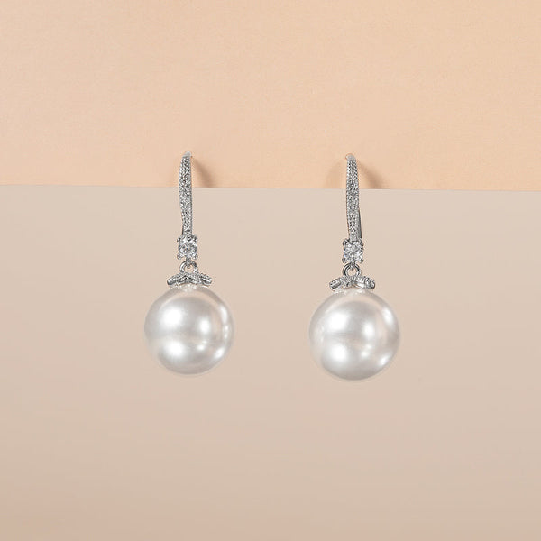 Elegant Pearl Drop Earrings