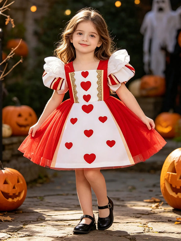 Girls Halloween Dresses Cosplay Dresses Short Sleeves Special Occasion Halloween Party Halloween Costume